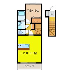 ウィッシュⅡの物件間取画像